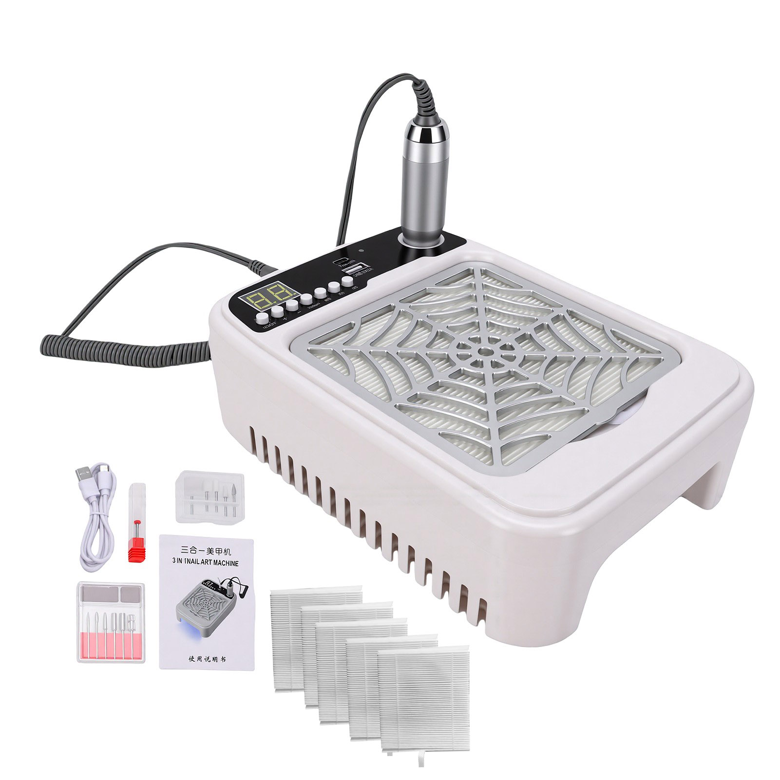 Nail Drill Machine - Máquina de Furar Unhas 3 em