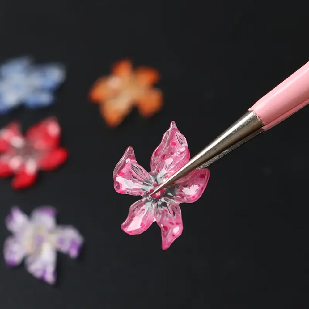 60 pçs misturado flor havaiana - Nail Art Valentines Day avaliação e preço