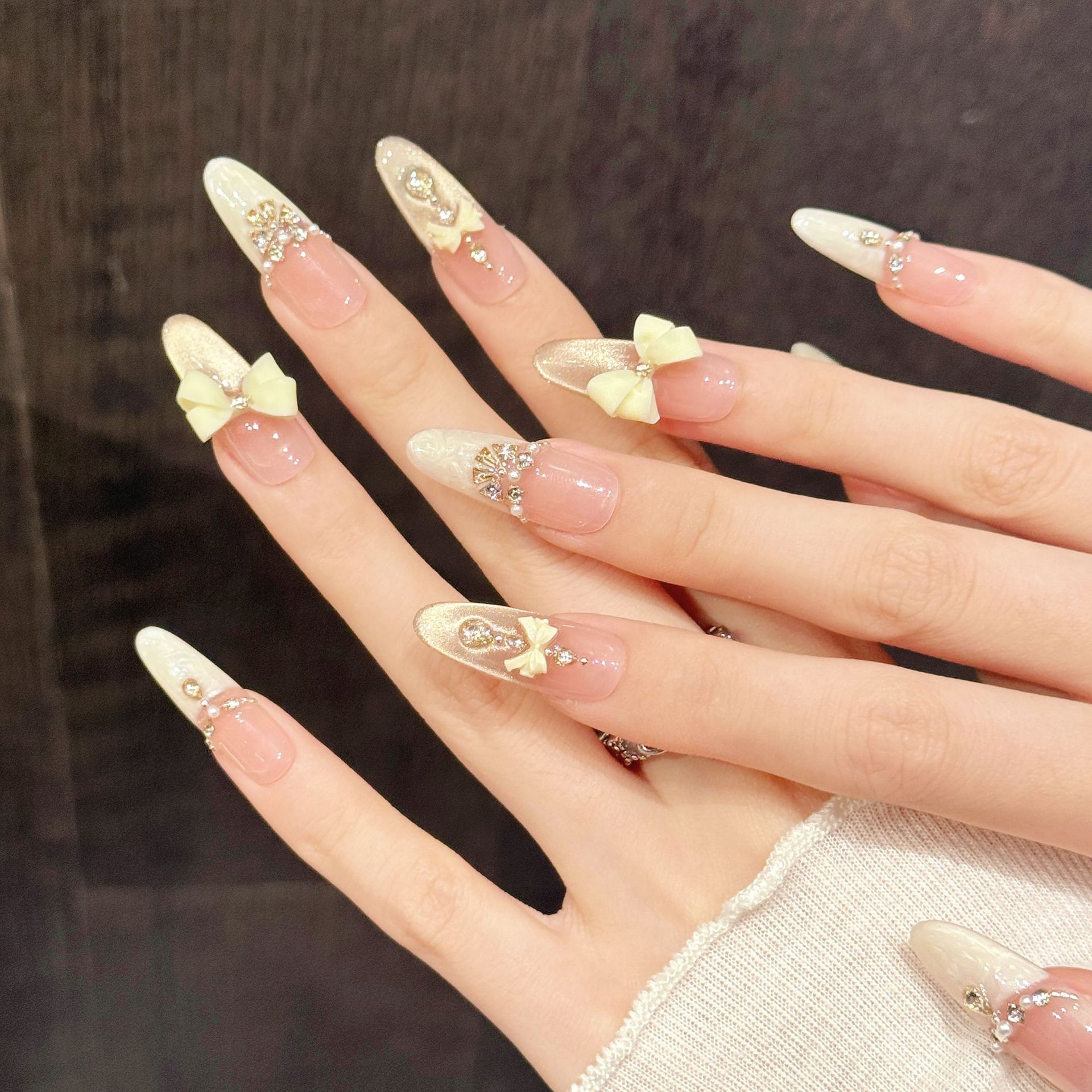 10 pçs artesanal imprensa em u - Nail Art Press On avaliação e preço