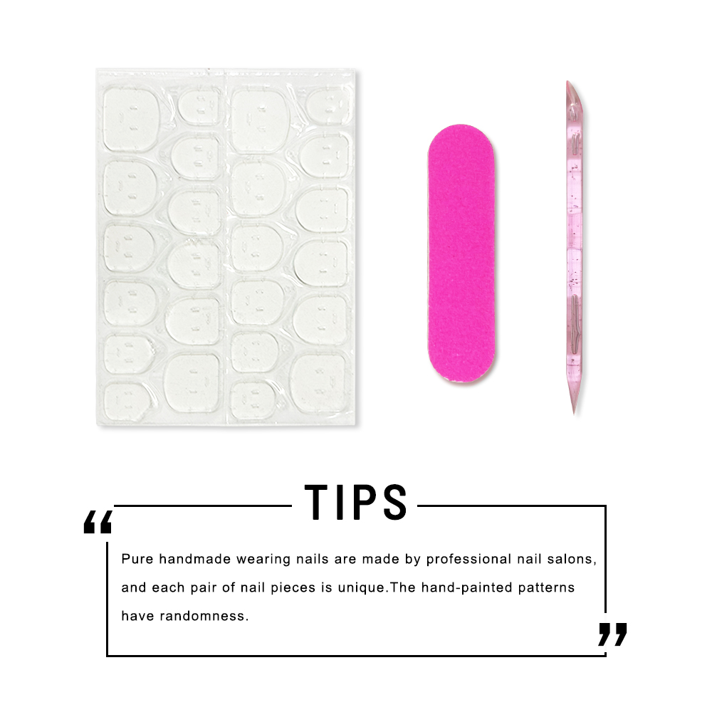 10 Peças de Unhas Postiças Art - Nail Art Press On avaliação e preço